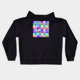 Colorful camera pattern II Kids Hoodie